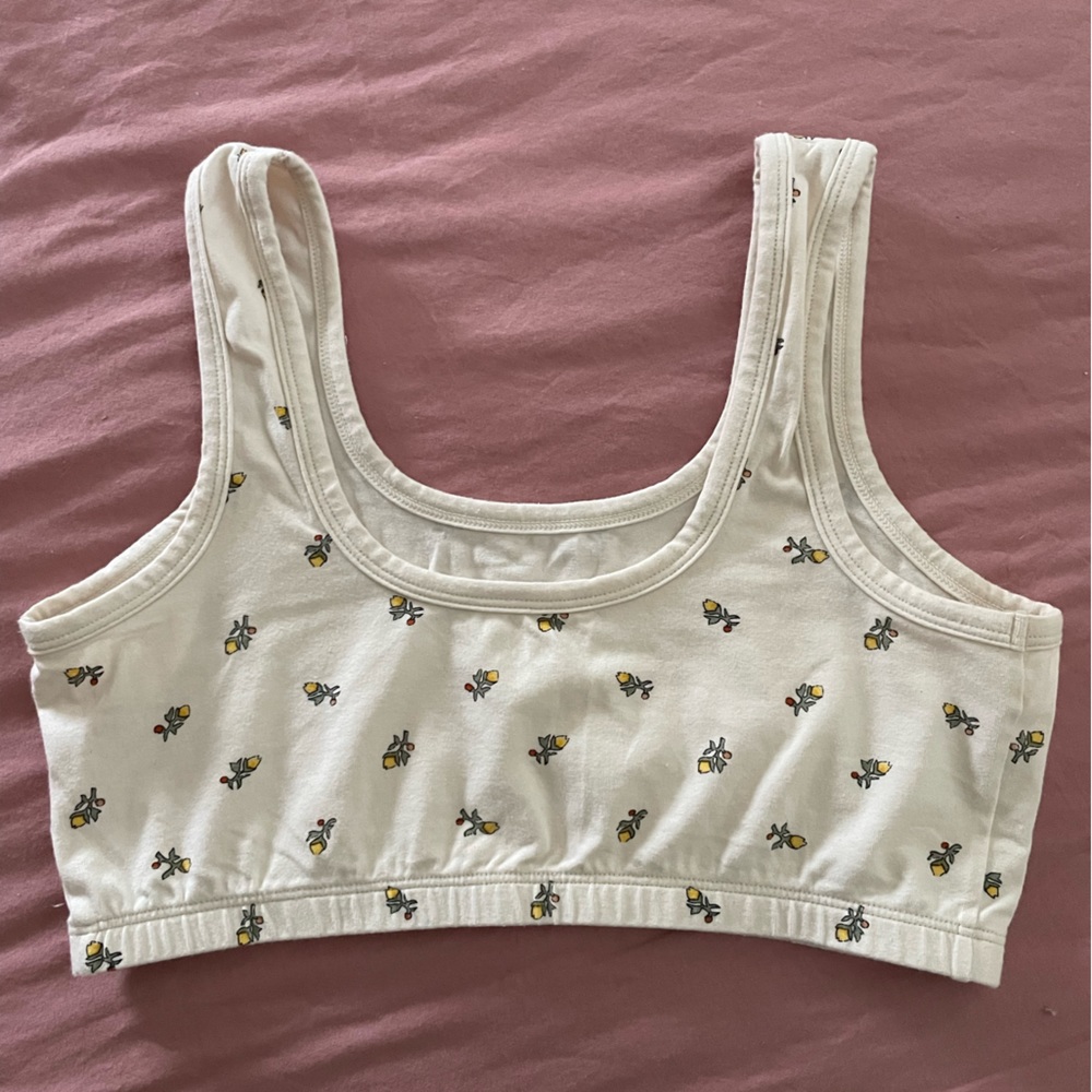 Shop ARQ Yellow Calico - Full Coverage Bra - XL